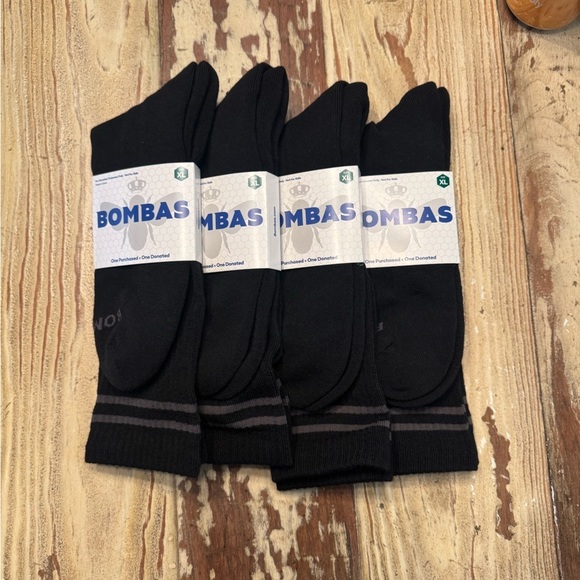 BOMBAS | XL solids half calf socks 4-pack - Picture 1 of 1